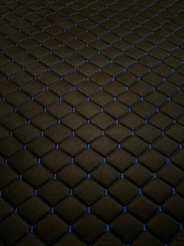 Suede stoff gesteppt - stoff,
