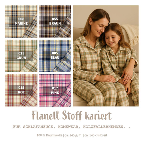 Flanell baumwolle karo - baumwolle,